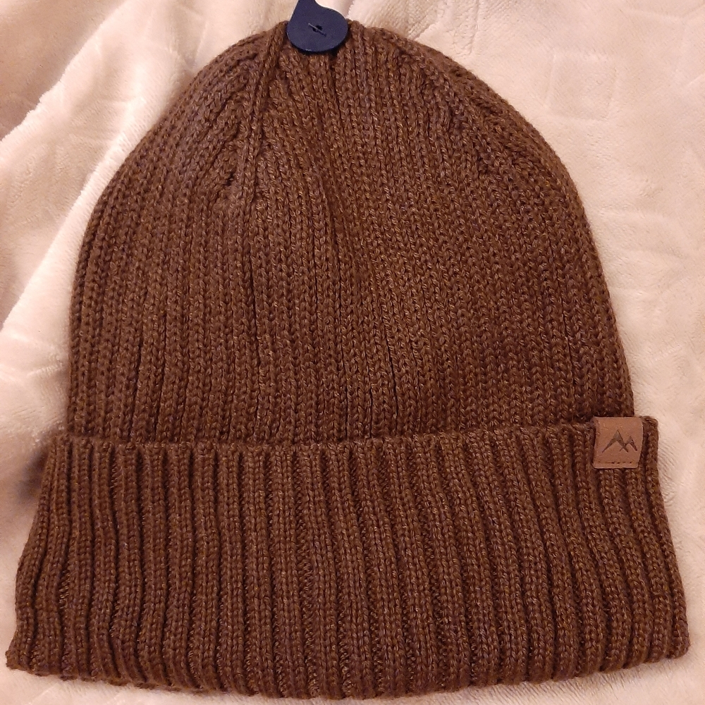 🇺🇲Rib Beanie Fleece Lined in Bold Espresso